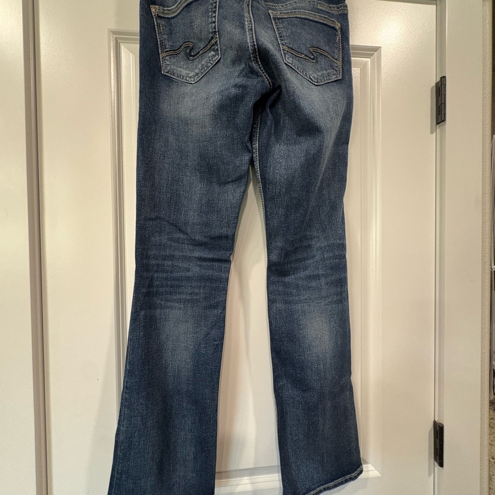 Silver Jeans Dark Blue Flare Women's Jeans